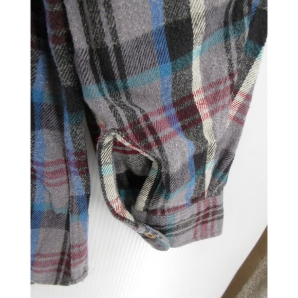 VINTAGE Big Mac Shirt XXL Tall Flannel Plaid 80s 90s JC Penny USA Made - Picture 3 of 10